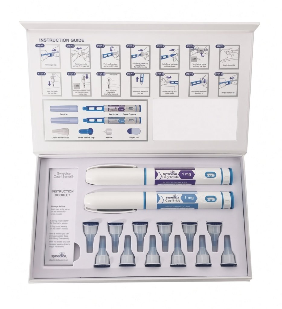 Synedica Cagri Sema Dual Injection Pen Kit Semaglutide 4mg Cagrilintide 4mg